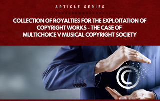 Collection of royalties for the exploitation of copyright works