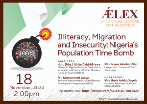 Aelex Annual Lecture 2020 invite