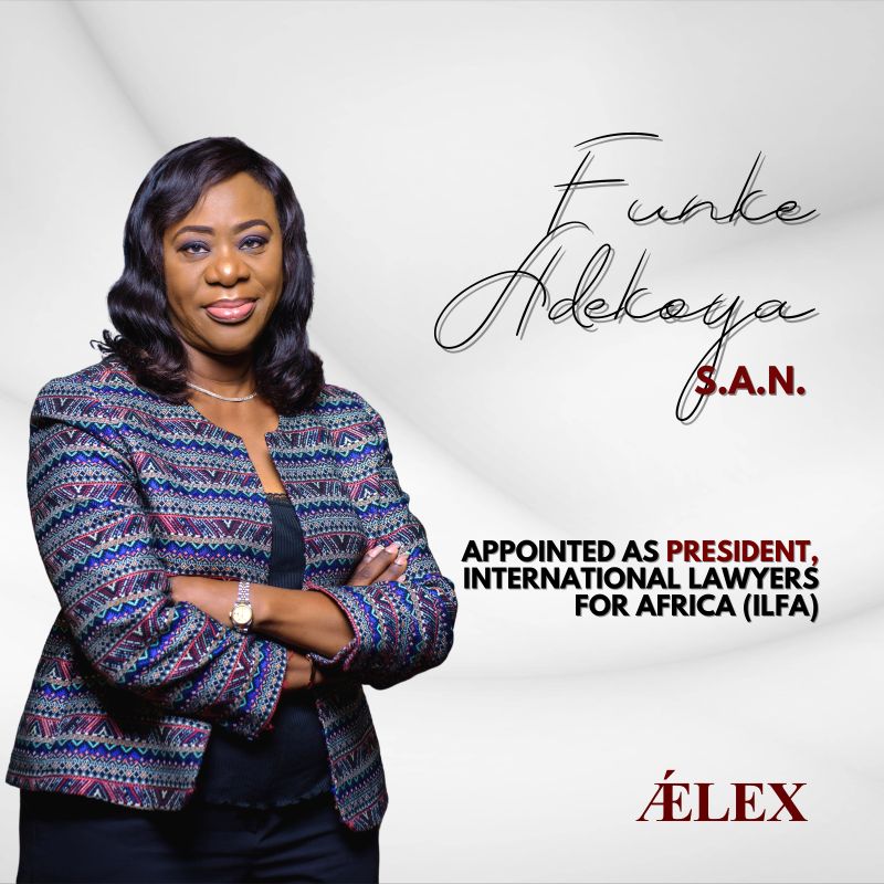 OLUFUNKE ADEKOTA APPOINTED PRESIDENT OF ILFA