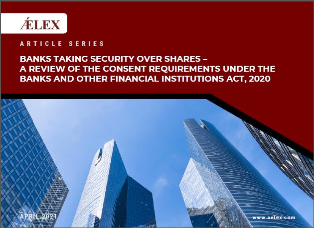 Bank taking Security over shares