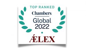 CHAMBERS AND PARTNERS RECOGNISES ǼLEX EXPERTISE
